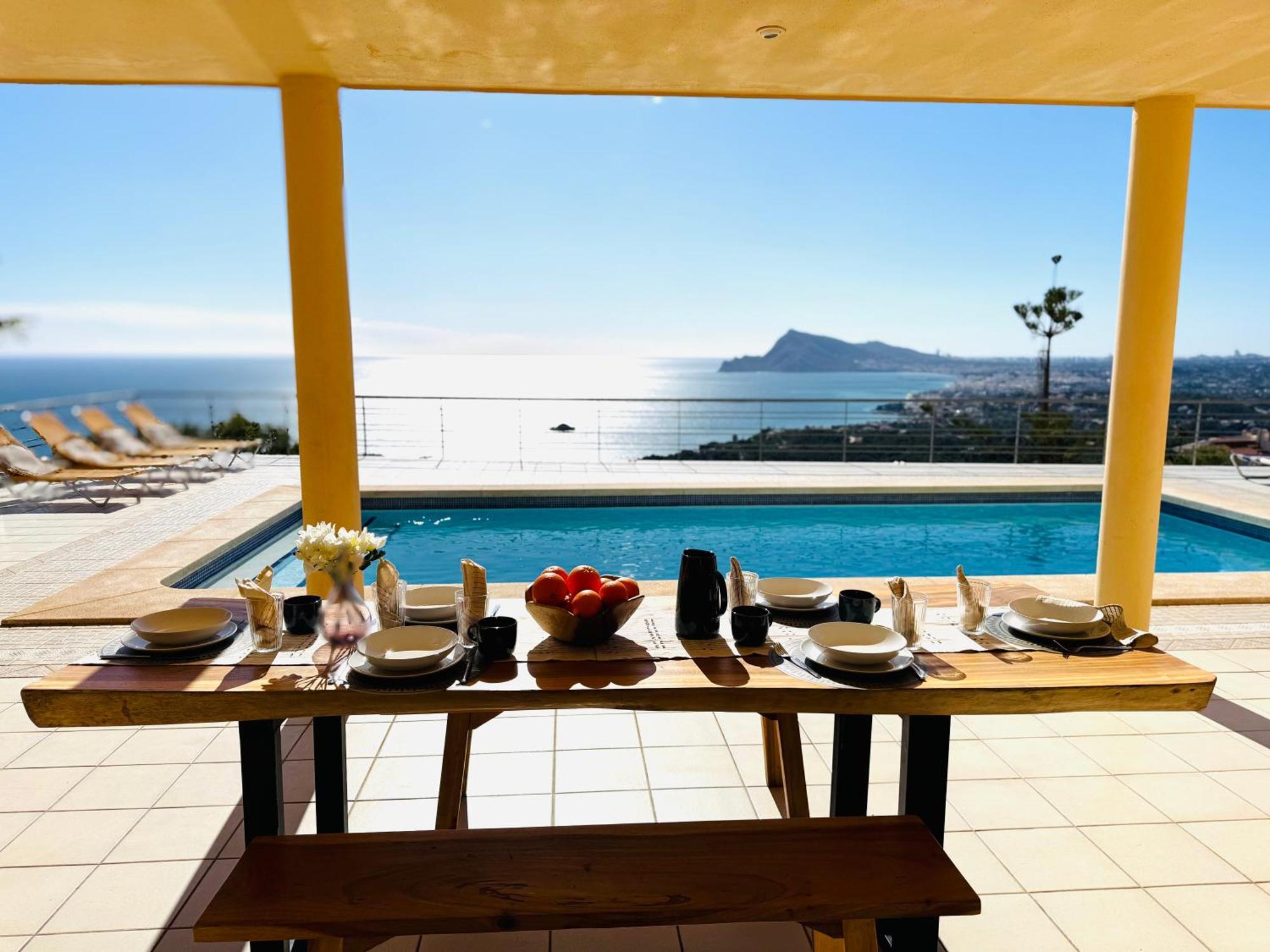 Seaview 6Br Villa With Private Pool Altea Esterno foto